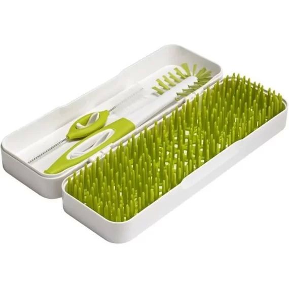 BOON Egouttoir et Lave-Biberon de Voyage Trip vert
