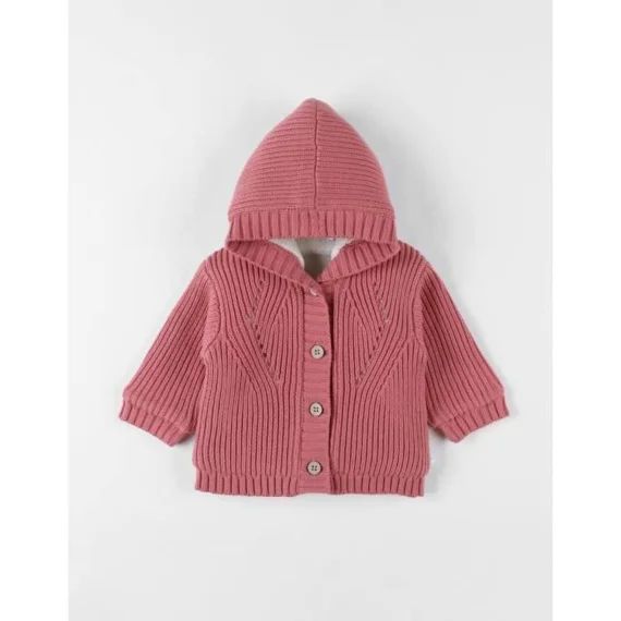 Mantelet En Tricot, Blush Rose