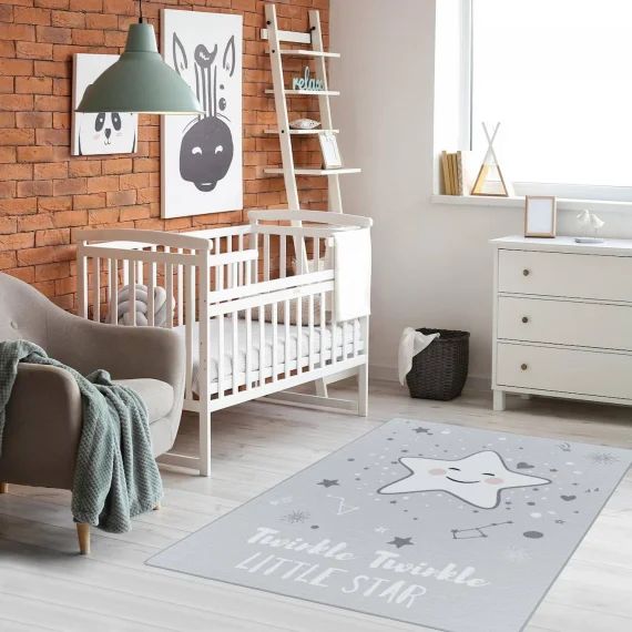Tapis Enfant Twinkle Gris