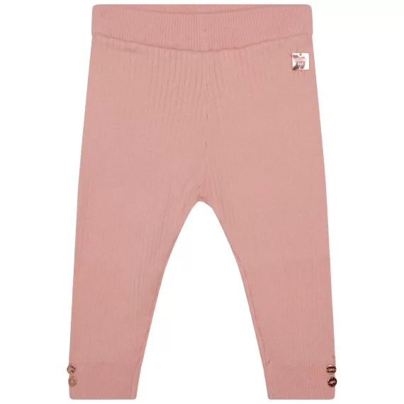 Legging en tricot Fille Rose