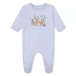 Pyjama avec imprimé Garçon Bleu