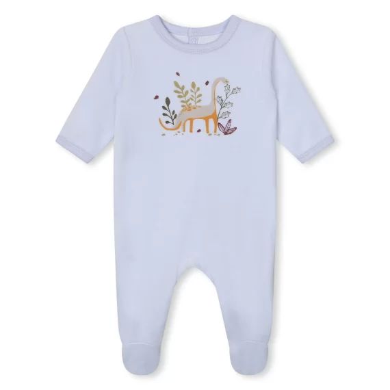 Pyjama avec imprimé Garçon Bleu