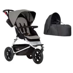 Poussette Mountain Buggy Urban Jungle – Silver + Cocoon V2