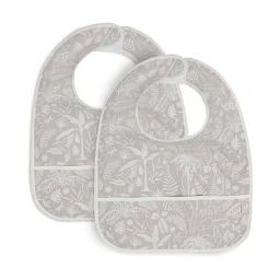 Lot De 2 Bavoirs Imperméables Beige