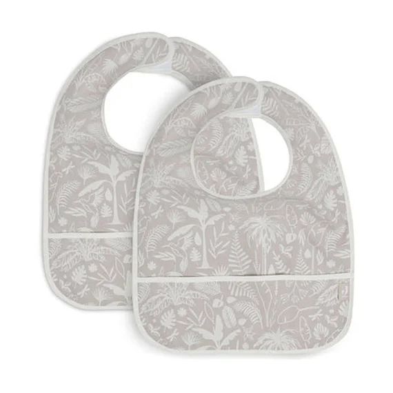 Lot De 2 Bavoirs Imperméables Beige
