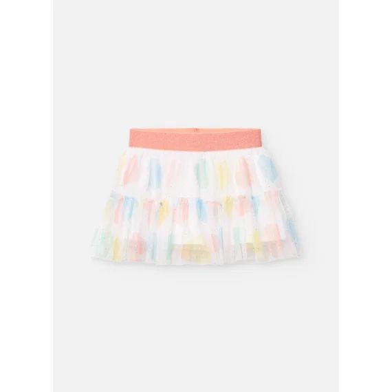 Jupe En Tulle Avec Cœurs Multicolores Multicolore