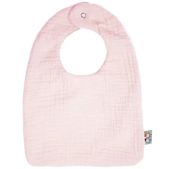 Bavoir En Gaze De Coton Jeanne Rose