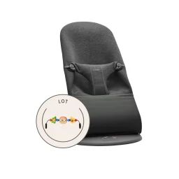 Transat avec Arche de jeu – Gris charbon / Jersey 3D / Gris foncé / Yeux espiègles