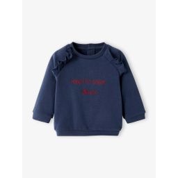 Sweat bébé en molleton personnalisable marine