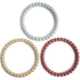 Lot de 3 bracelets de dentition Pearl Mellow/Terracotta/Periwinkle