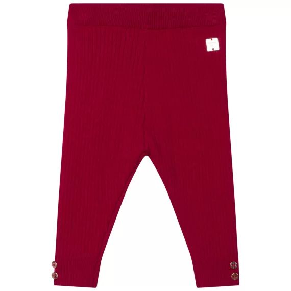 Legging tricot coton et laine Fille Rouge