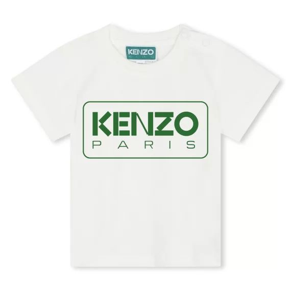 T-shirt manches courtes coton Garçon Blanc