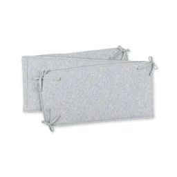 Tour De Lit Et Parc – Pady Quilted Jersey Mix Grey