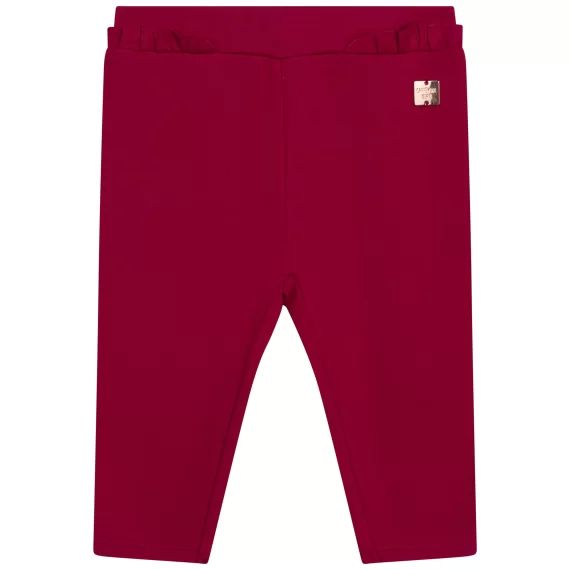 Pantalon volanté en maille Fille Rouge