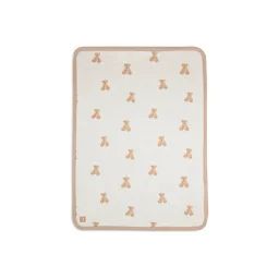 Couverture Berceau Jersey 75x100cm Teddy Bear – – Beige
