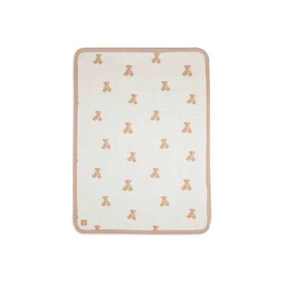 Couverture Berceau Jersey 75x100cm Teddy Bear – – Beige