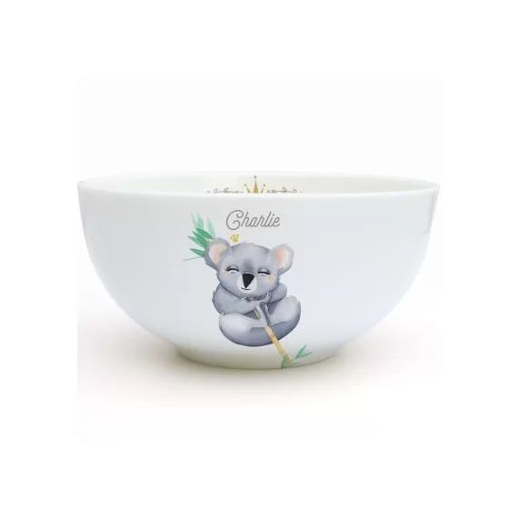 Bol en porcelaine Koala (personnalisable)