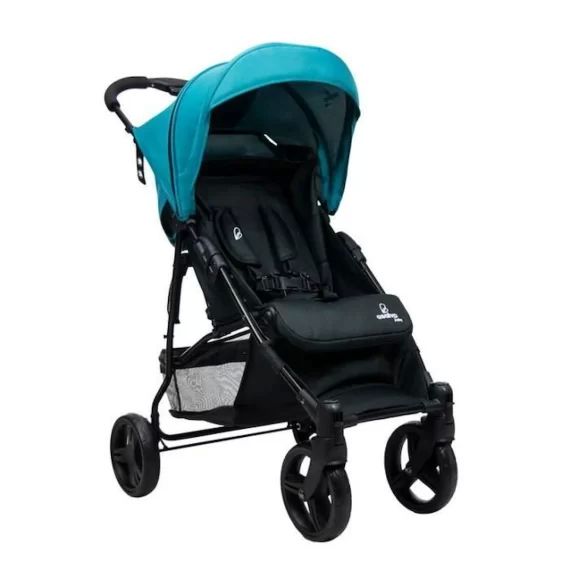 Poussette Cadiz Petroleo bleu – ASALVO – 20895 – Poussette polyvalente – sport – Bébé blanc