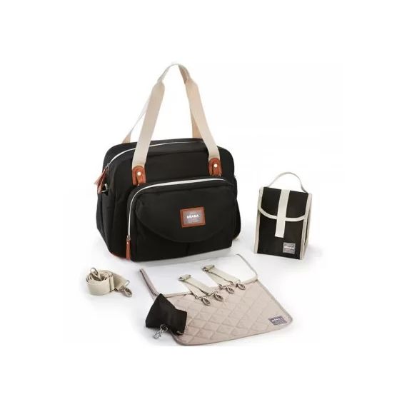 Sac à langer Genève II Smart Colors noir