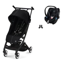 Poussette Cybex Libelle – Moon Black + Coque Auto Aton 5 – Deep Black (2022)