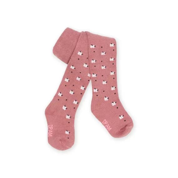 Collant En Maille Fantaisie – Rose