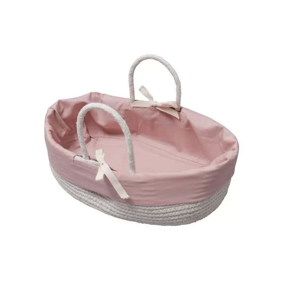 Couffin pour poupée mauve