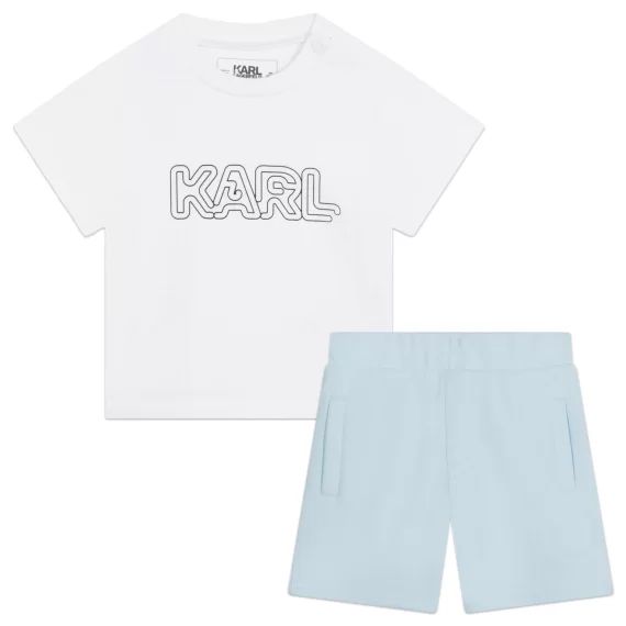 Ensemble T-shirt et short Garçon Bleu
