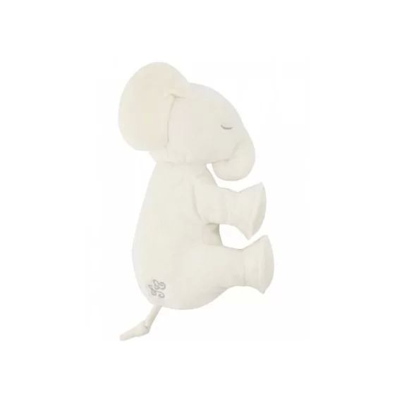 Peluche Les dormeurs Eléphant écru (25 cm)
