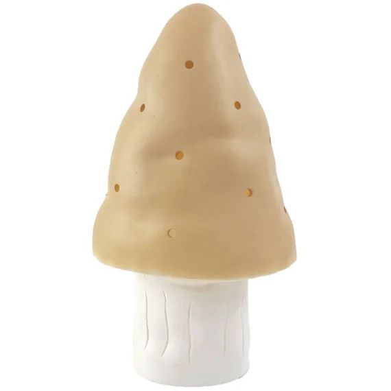 Petite Lampe Veilleuse Champignon Blanc, Beige