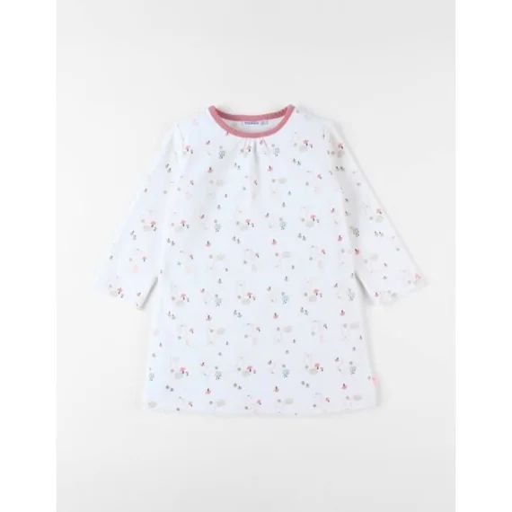 Chemise De Nuit En Velours Blanc