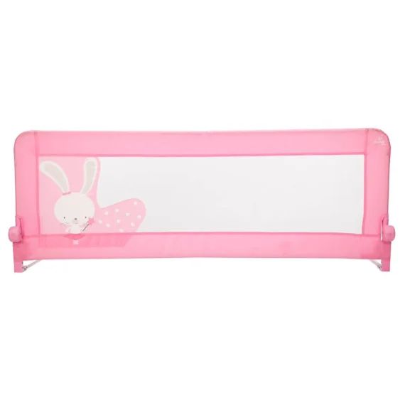 Barrière De Lit Filet 2 En 1 Lapin Rose
