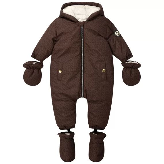 Combinaison pilote à capuche UNISEXE Marron
