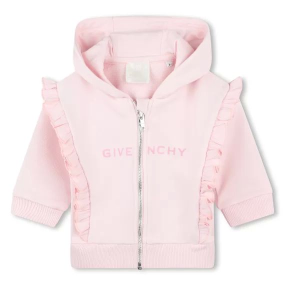 Cardigan à capuche Fille Rose
