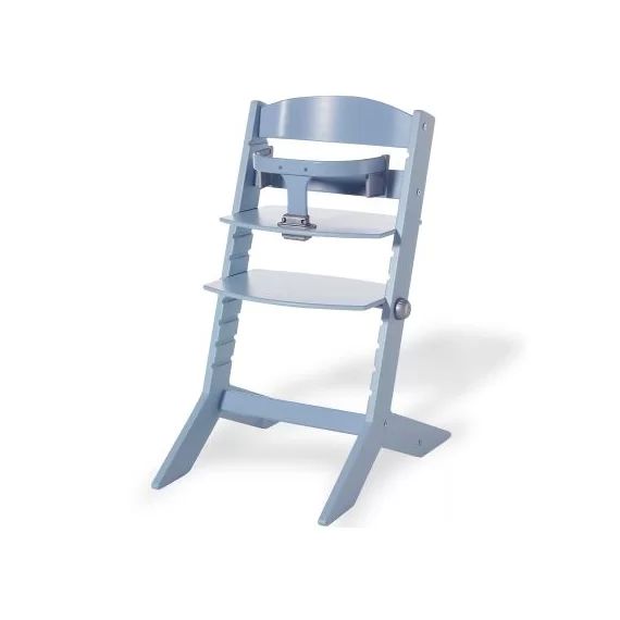 Chaise haute Syt évolutive bleue