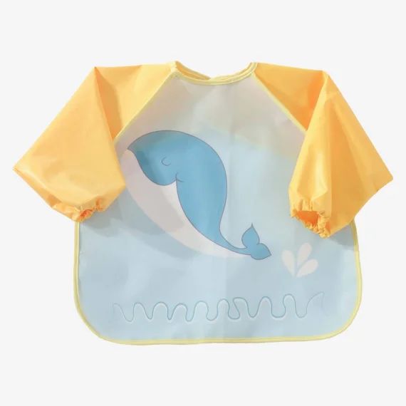 Bavoir Tablier Bébé En Eva Jaune
