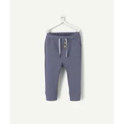 Pantalon de jogging bébé garçon en fibres recyclées bleu –  – Soldes