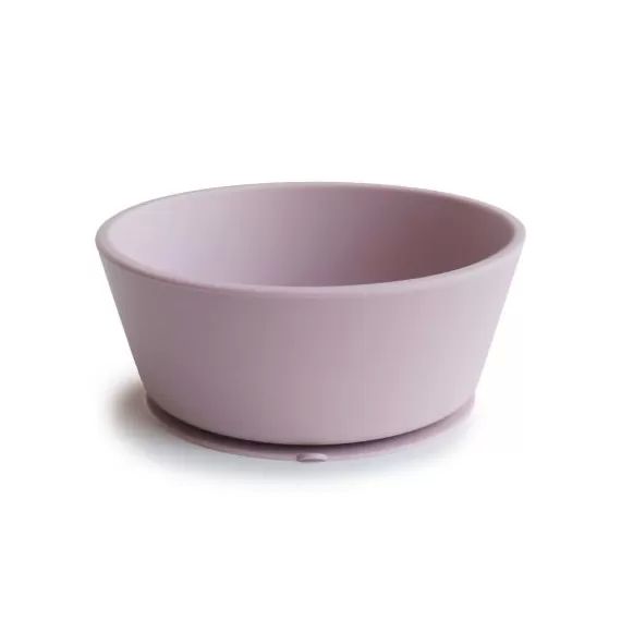 Bol à ventouse en silicone Soft lila