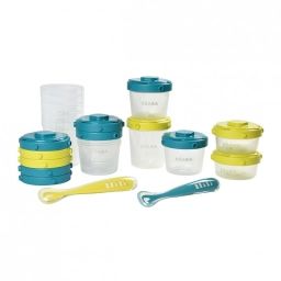 Pack Premier Repas Béaba – Néon Bleu