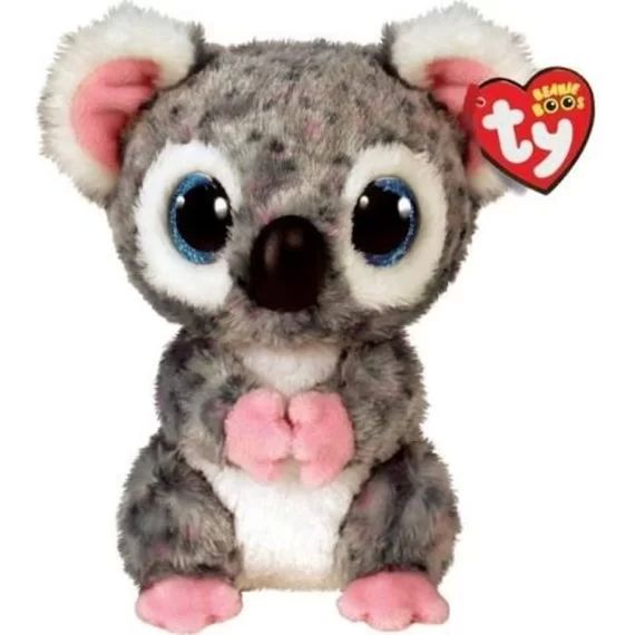 Peluche Ty Beanie Boos Koala 15cm – Pour Enfant – Multicolore – Marque TY gris
