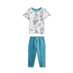Ensemble Bébé T-shirt Et Pantalon Athi Bleu