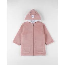 Peignoir Ours Velours Rose