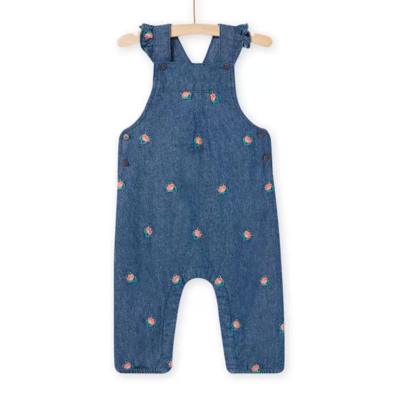 Salopette Denim Moyen Bébé Fille