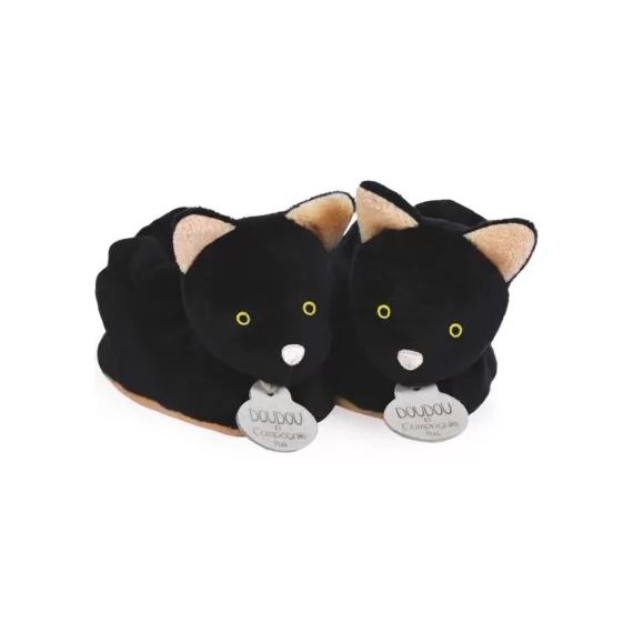 Chaussons bébé Halloween Chat noir (0-6 mois)