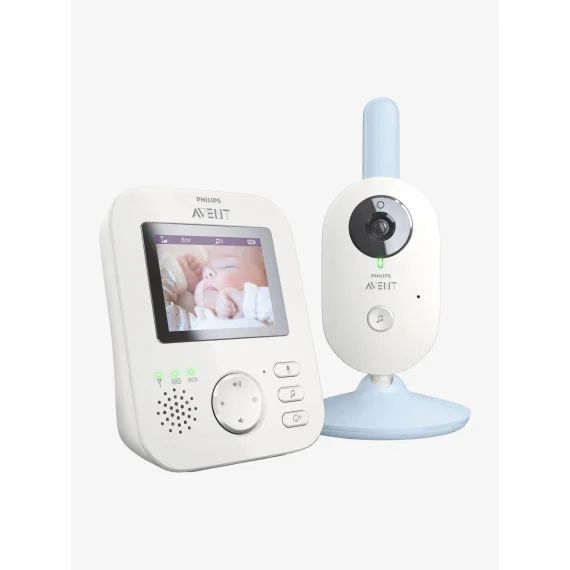 Ecoute-bébé vidéo numérique Philips AVENT FHSS SCD835 bleu