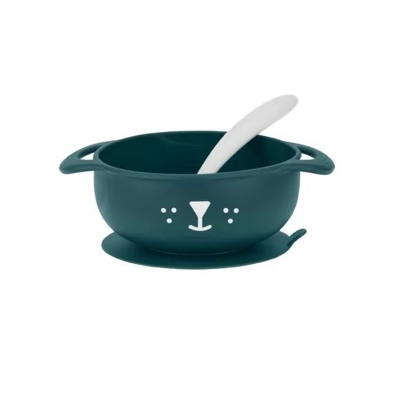 Coffret repas en silicone Tast&rsquo;isy chien (2 pièces)