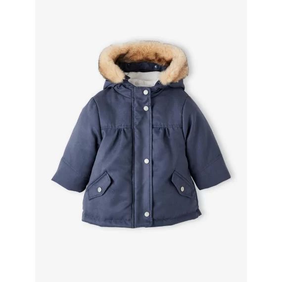 Parka 3 en 1 bébé fille marine