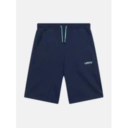 Short Taille Élastique Bleu Foncé