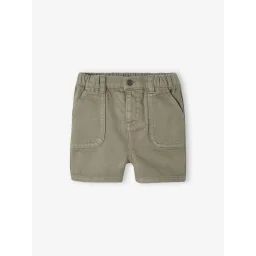 Bermuda taille élastiquée bébé kaki