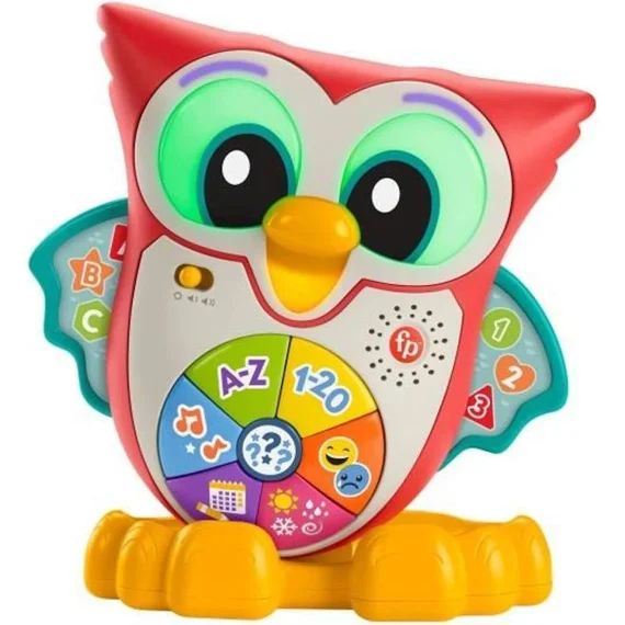 Fisher-Price – Elisabeth La Chouette – Jouet d&rsquo;éveil 1er age – Dès 18 mois rouge