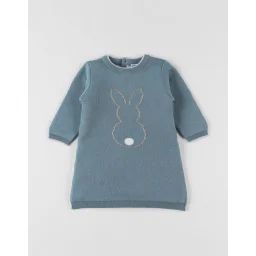 Robe En Tricot Turquoise